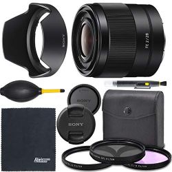Sony FE 28mm f/2 Lens: (SEL28F20) + AOM Starter Bundle - international Version