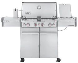 Weber Summit S-470 Propane Gas Grill With Rotisserie, Sear Burner & Side Burner - 7170001