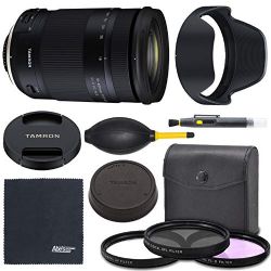 Tamron 18-400mm f/3.5-6.3 Di II VC HLD Lens for Canon EF (AFB028C-700) + AOM Bundle Package Kit - International Version (1 Year AOM Wty)