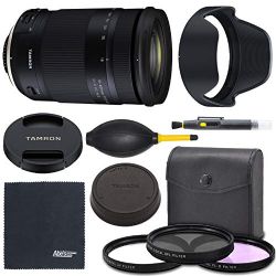 Tamron 18-400mm f/3.5-6.3 Di II VC HLD Lens for Nikon F (AFB028N-700) + AOM Bundle Package Kit - international Version (1 Year AOM Wty)