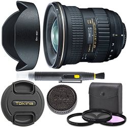 Tokina AT-X 11-20mm f/2.8 PRO DX Lens for Nikon F With Original Hood, Lens Brush, Ultraviolet Filter (UV) Polarizing Filter (CPL) Fluorescent Daylight Filter (FL-D)