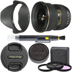 Tokina AT-X 116 PRO DX-II 11-16mm f/2.8 Lens for Nikon F With Original Hood, Lens Brush, Ultraviolet Filter (UV) Polarizing Filter (CPL) Fluorescent Daylight Filter (FL-D)