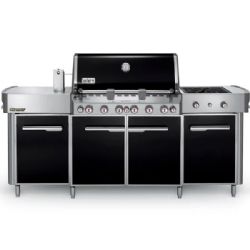 Weber Summit Grill Center Natural Gas Grill With Rotisserie, Sear Burner & Side Burner - Black - 292101