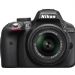 Nikon D3300 DSLR Camera with 18-55mm Lens Black