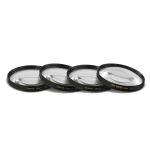 4 Piece Close-Up Macro Filter Kit (+1+2+4+10) Glass