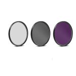 58mm Glass 3 Piece Filter Kit (Ultra Violet, Florescent, Circular Polarizer) - Multicoated
