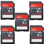8GB Memory Card 5 PACK