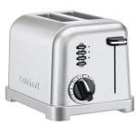 Cuisinart CPT-160 2 Slice Metal Classic Toaster - Factory Reconditioned - Silver