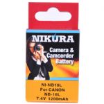 Ni-NB10L Extended Battery For Canon NB-10L