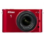 1 J1 Mirrorless Digital Camera with 10mm f/2.8 & 10-30mm f/ 3.5-5.6 VR Lenses - Red