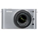 1 J1 Mirrorless Digital Camera with 10mm f/2.8 & 10-30mm f/ 3.5-5.6 VR Lenses - Silver