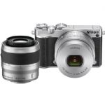 1 J5 Mirrorless Digital Camera with 10-30mm and 30-110mm Lenses (Silver)