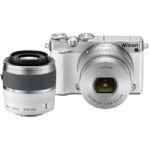 1 J5 Mirrorless Digital Camera with 10-30mm and 30-110mm Lenses (White)