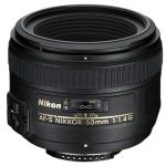 Nikon AF-S Nikkor 50mm f/1.4G Autofocus Lens