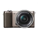 Alpha a5100 Mirrorless Digital Camera with 16-50mm Lens - Tan