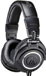 Audio-Technica ATH-M50X Professional Studio Monitor Headphones, Black, Professional Grade, Critically Acclaimed, with Detachable Cable