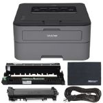 Brother HL-L2300D Monochrome Laser Printer with Duplex Printing + AOM Bundle