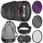 Canon EF 24-105mm f/4L IS USM Lens Deluxe Kit