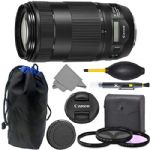 Canon EF 70-300mm I.S. II: (0571C002) Canon EF 70-300mm f/4-5.6 I.S. II USM Lens + AOM Pro Starter Bundle Combo Kit - International Version (1 Year AOM Warranty)