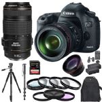 Canon EOS 5D Mark III With 24-105mm Lens 70-300mm 128GB Tripod