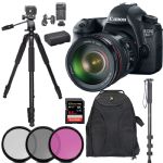 Canon EOS 6D Body W/ 24-105mm Tripod 64GB Kit