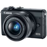 Canon EOS M100 Mirrorless Digital Camera with 15-45mm Lens (Black)