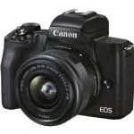 Canon EOS M50 Mark II Mirrorless Digital Camera 15-45mm Lens (Black)