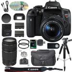 Canon EOS Rebel T6i / 750D DSLR Camera Bundle with Canon EF-S kit