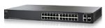 Cisco SG200-26 Gigabit Ethernet Smart Switch with 24 10/100/1000 Ports and 2 Combo Mini-GBIC Ports (SLM2024T-NA)