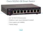 Cisco SG250-08-K9-NA 8-Port Gigabit Smart Switch