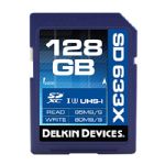 Delkin 128GB SDXC 633X UHS-I (U3) Memory Card(DDSD633128GB-A)