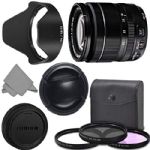 FUJIFILM XF 18-55mm f/2.8-4 R LM OIS Wide Angle Lens (16276479) + AOM Pro Kit Combo Bundle