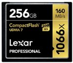 Lexar Professional 1066 x 256GB VPG-65 CompactFlash card (Up to 160MB/s Read) LCF256CRBNA1066