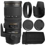 Sigma 70-200mm F2.8 EX DG OS HSM Lens for Canon + MORE
