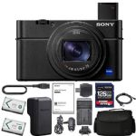 Sony Cyber-Shot DSC-RX100 VII Digital Camera (DSC-RX100M7) + AOM 128GB Bundle Package Kit - International Version (1 Year AOM Wty)