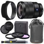Sony Vario-Tessar T FE 16-35mm f/4 ZA OSS Lens with Sony Lens Pouch, UV Filter, Circular Polarizing Filter, Fluorescent Day Filter, Sony Lens Hood, Front & Rear Caps