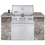 Weber Summit S-460 Built-In Natural Gas Grill With Rotisserie & Sear Burner - 7260001