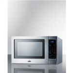 Stainless steel microwave oven with digital touch controls; replaces SCM852