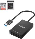 XQD Card Reader, USB3.0 XQD/SD Card Reader Dual Slot Memory Card Reader